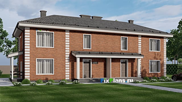 Двухэтажный дом F-6911